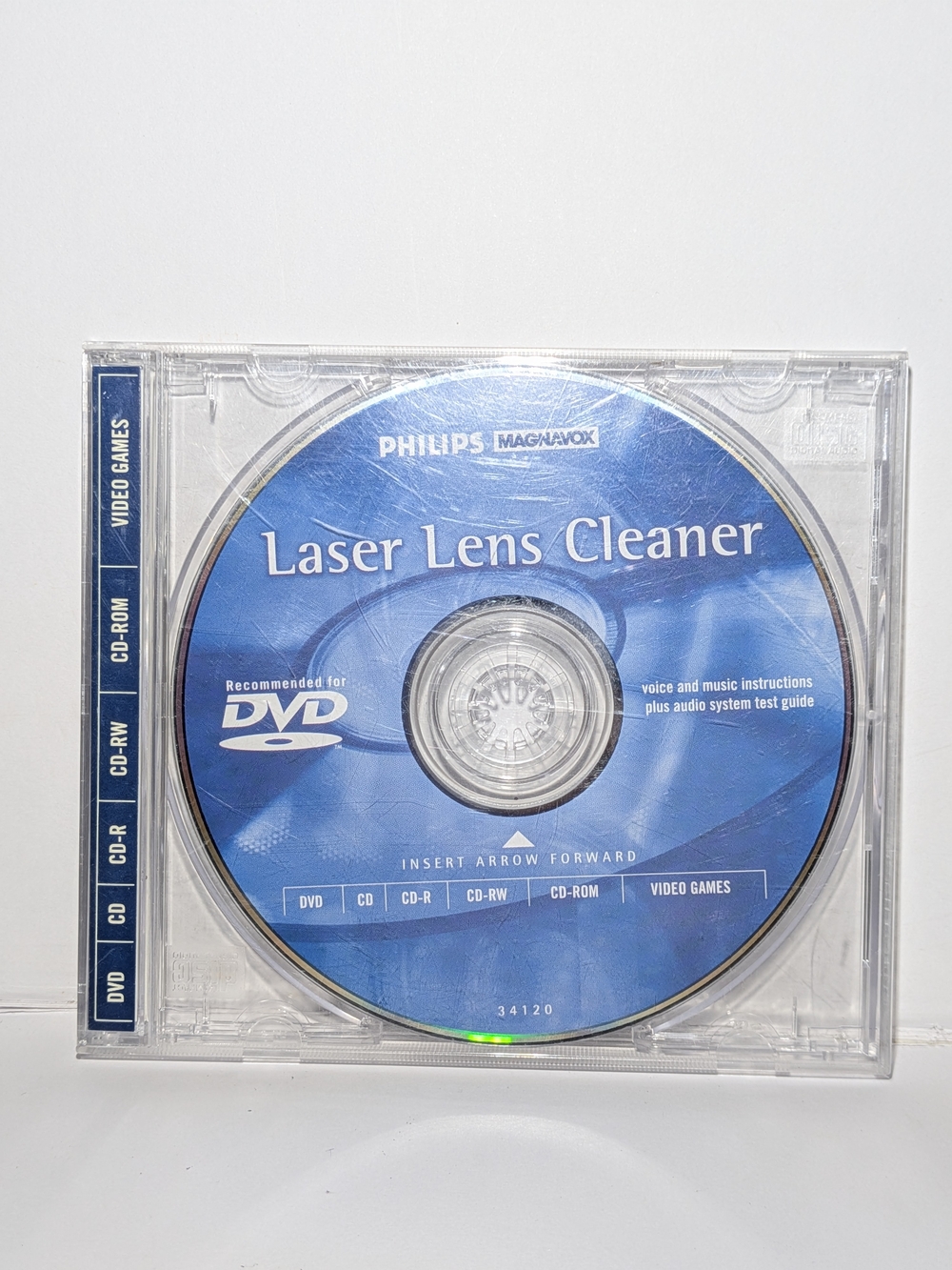 Philips Magnavox Universal Laser Lens Cleaner CD DVD Game Systems Disc